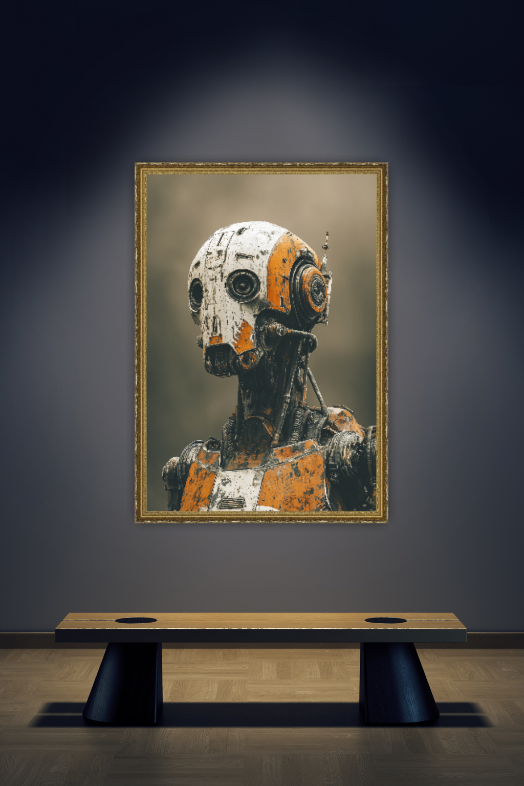 The Abandoned | Post-Apocalyptic Robot Fine Art Poster Print