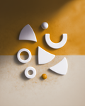 Fine art poster print - Fluid geometrical shapes, abstract minimalist wall art