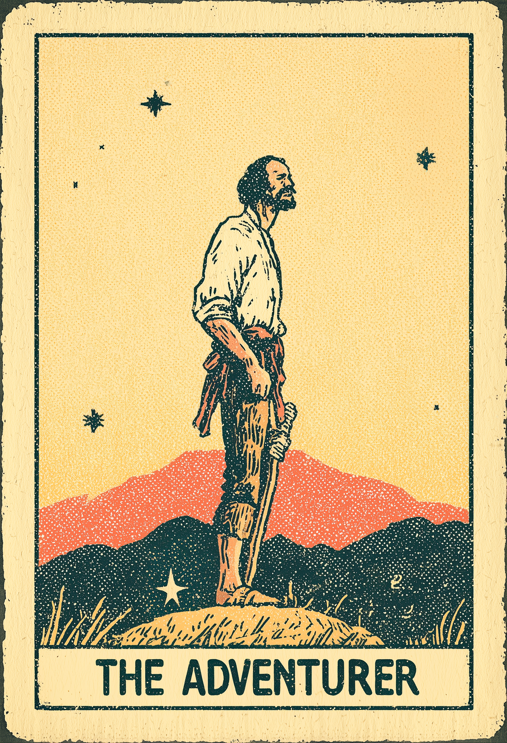 The Adventurer | Tarot Inspired Fine Art Poster Print