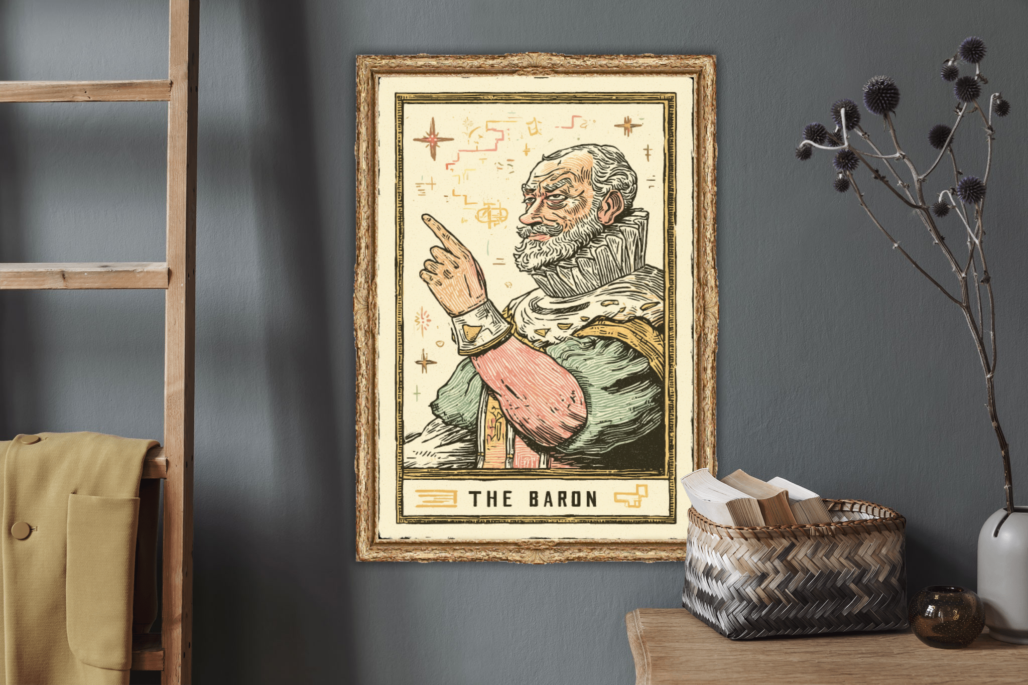 The Baron | Tarot Inspired Fine Art Poster Print