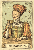 The Baroness | Tarot Inspired Fine Art Poster Print