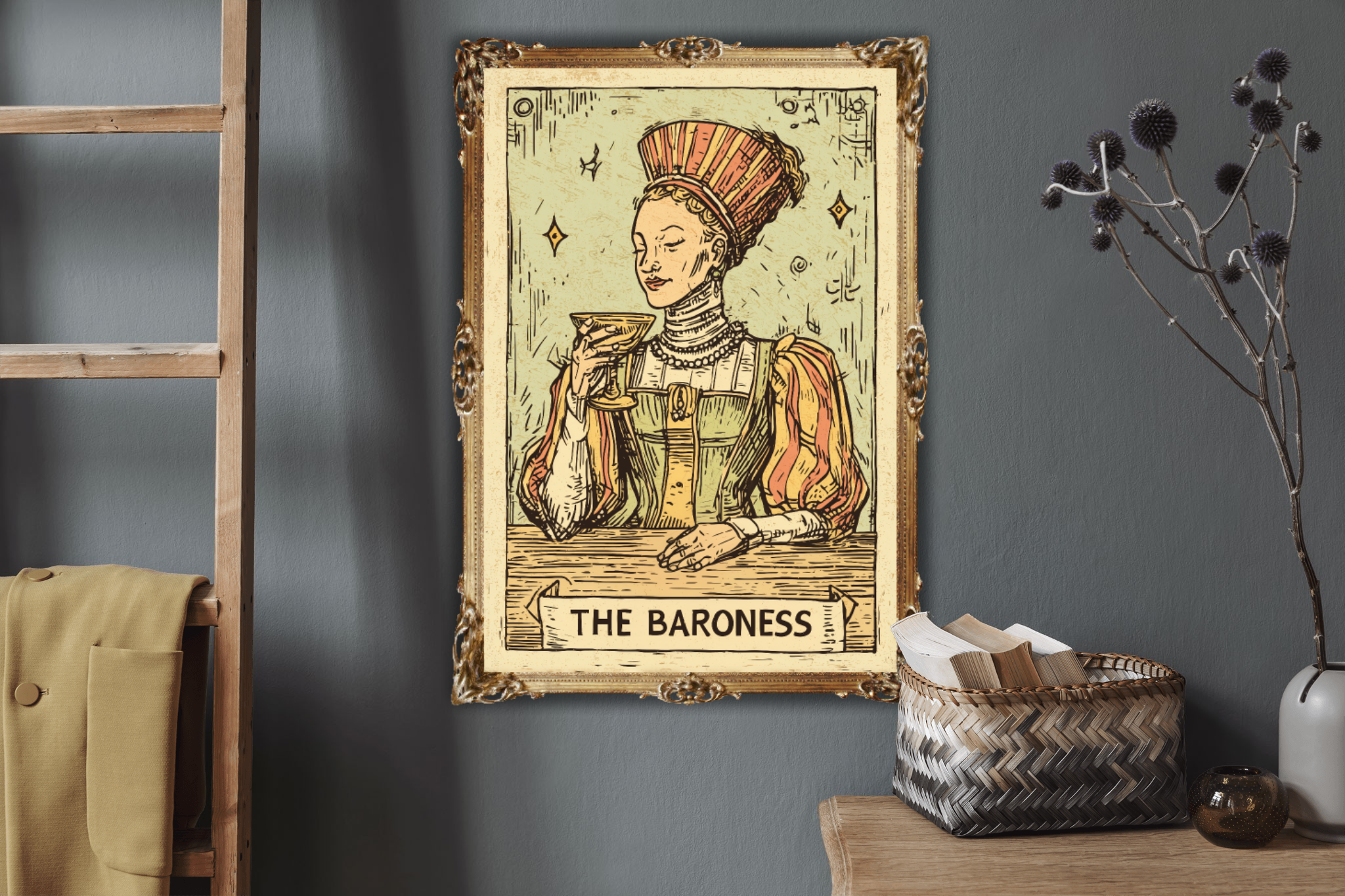 The Baroness | Tarot Inspired Fine Art Poster Print