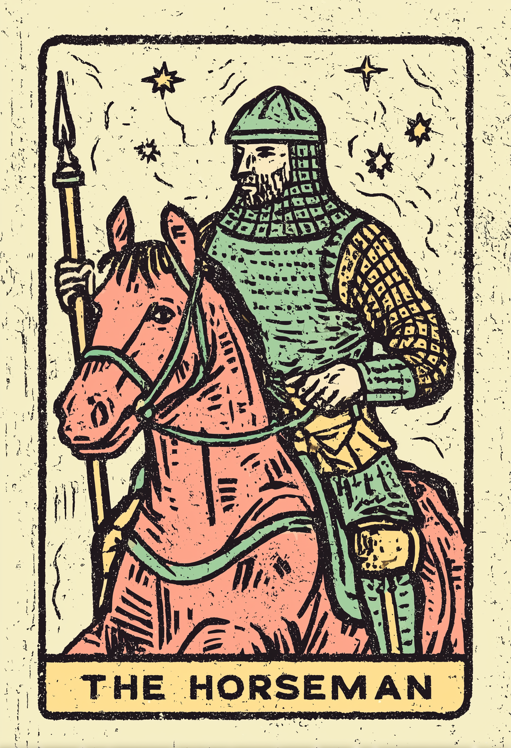 The Horseman | Tarot Inspired Fine Art Poster Print