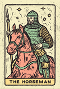 The Horseman | Tarot Inspired Fine Art Poster Print
