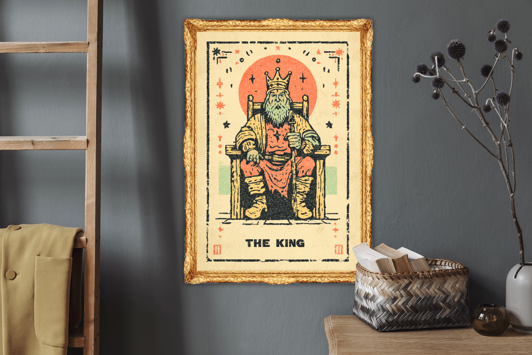The King | Tarot Inspired Fine Art Poster Print