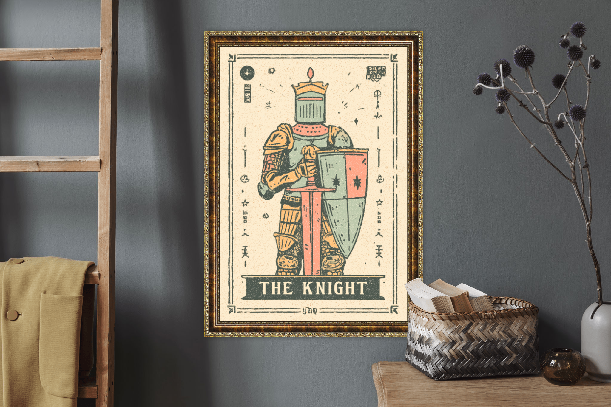 The Knight | Tarot Inspired Fine Art Poster Print