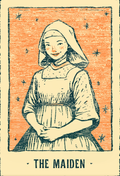 The Maiden | Tarot Inspired Fine Art Poster Print