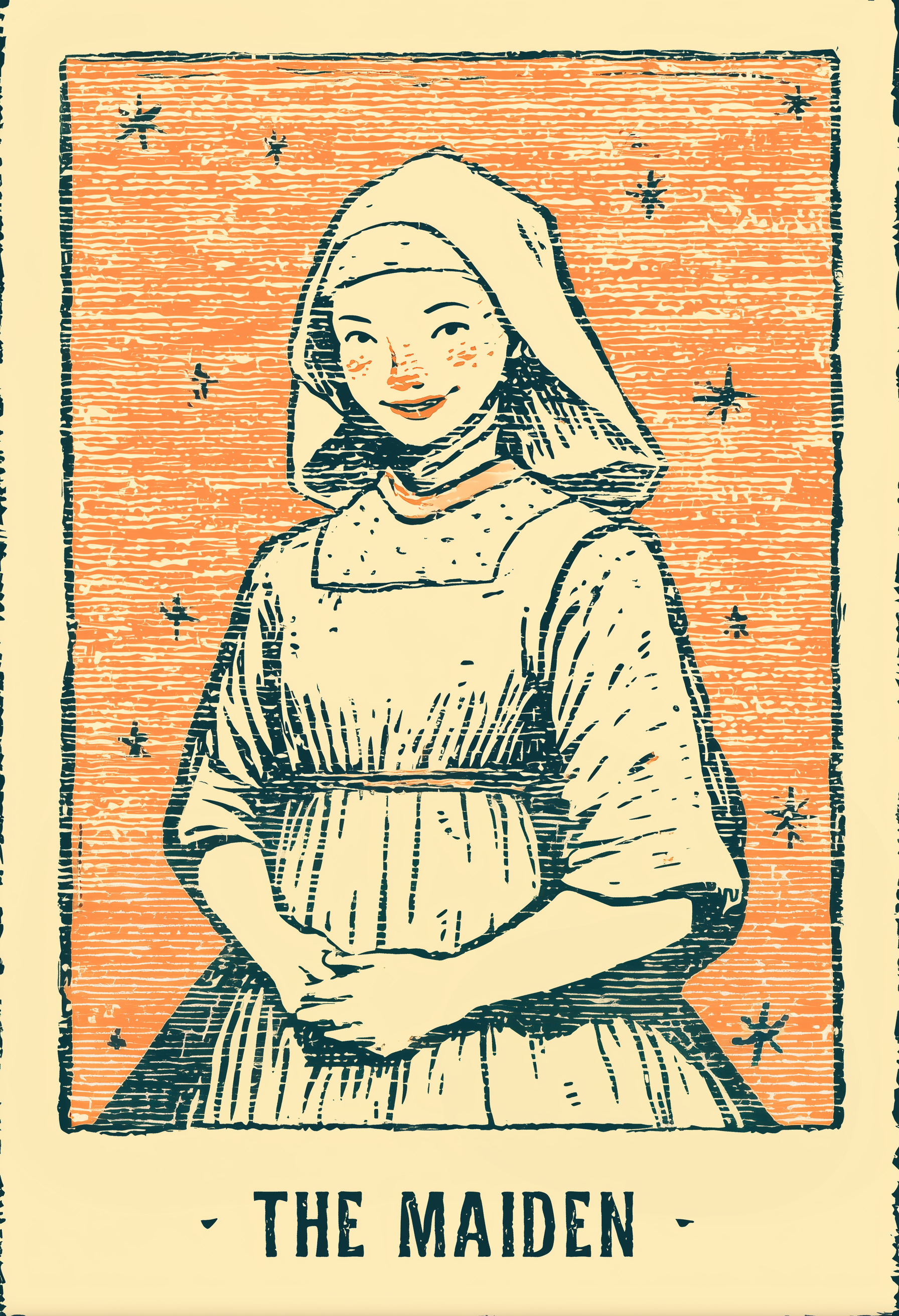 The Maiden | Tarot Inspired Fine Art Poster Print