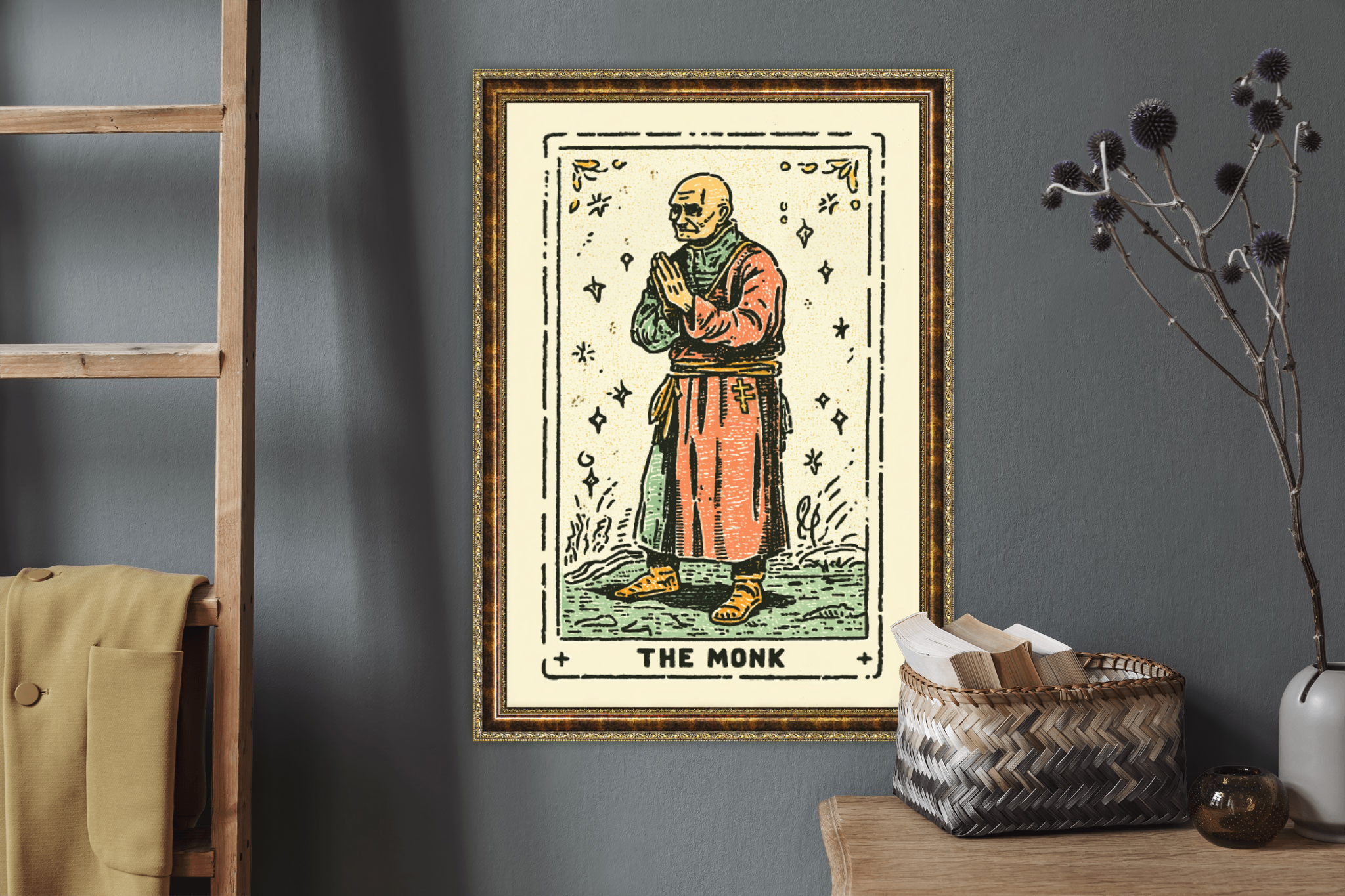 The Monk | Tarot Inspired Fine Art Poster Print