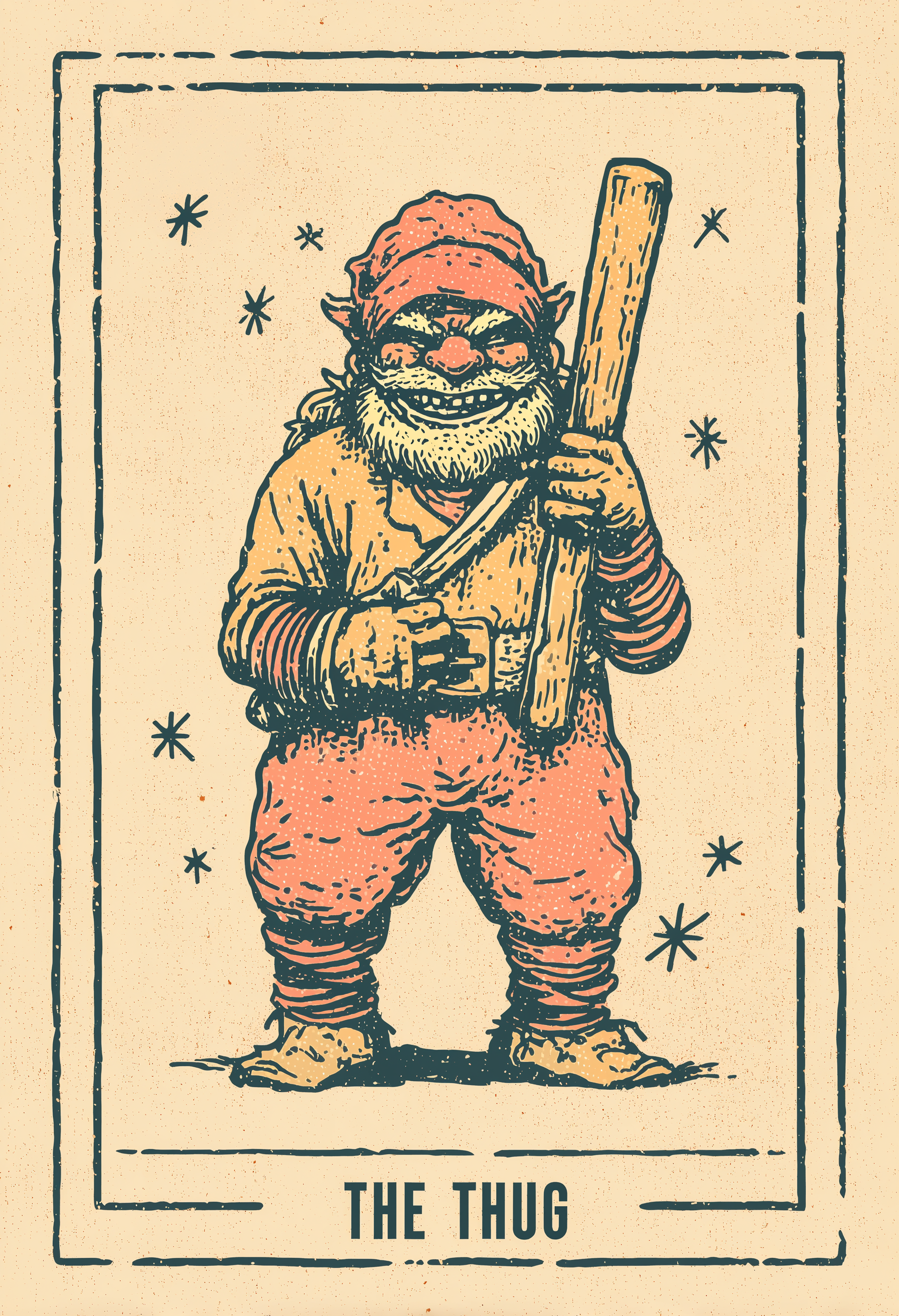 The Thug | Tarot Inspired Fine Art Poster Print