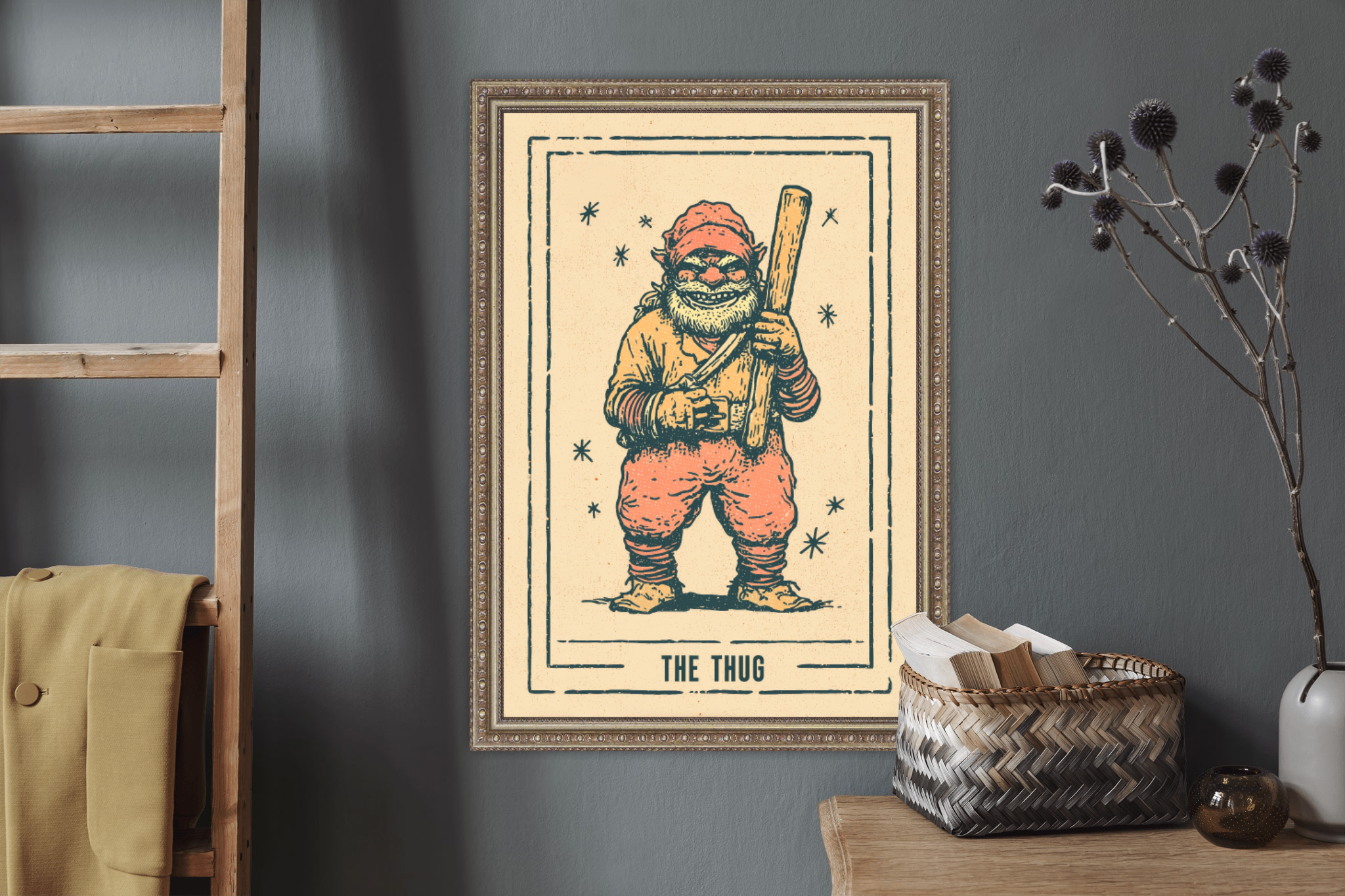 The Thug | Tarot Inspired Fine Art Poster Print