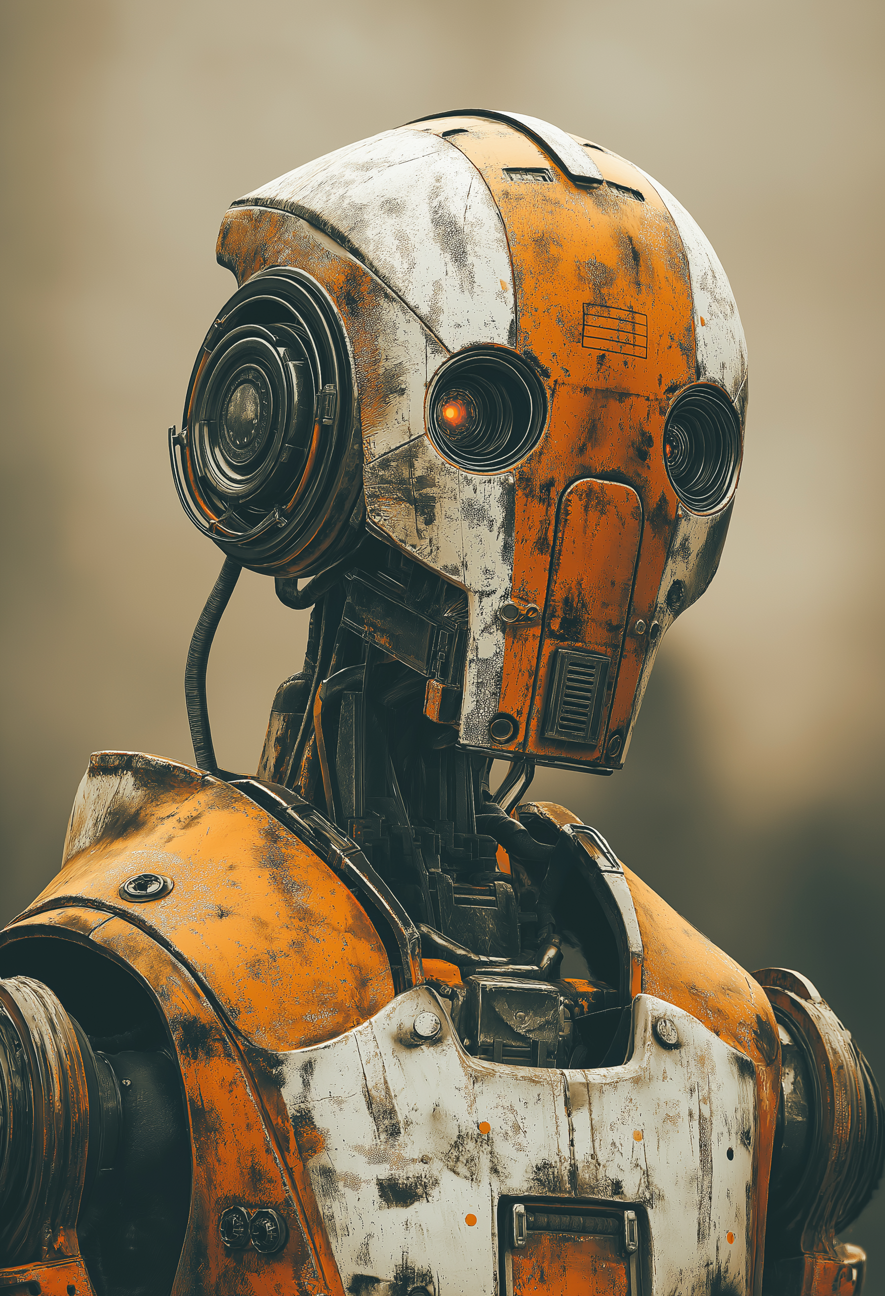 Forgotten Droid | Post-Apocalyptic Fine Art Poster Print