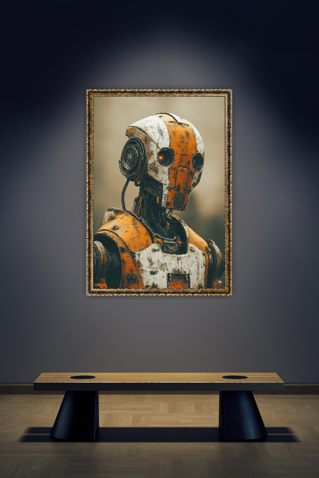 Forgotten Droid | Post-Apocalyptic Fine Art Poster Print