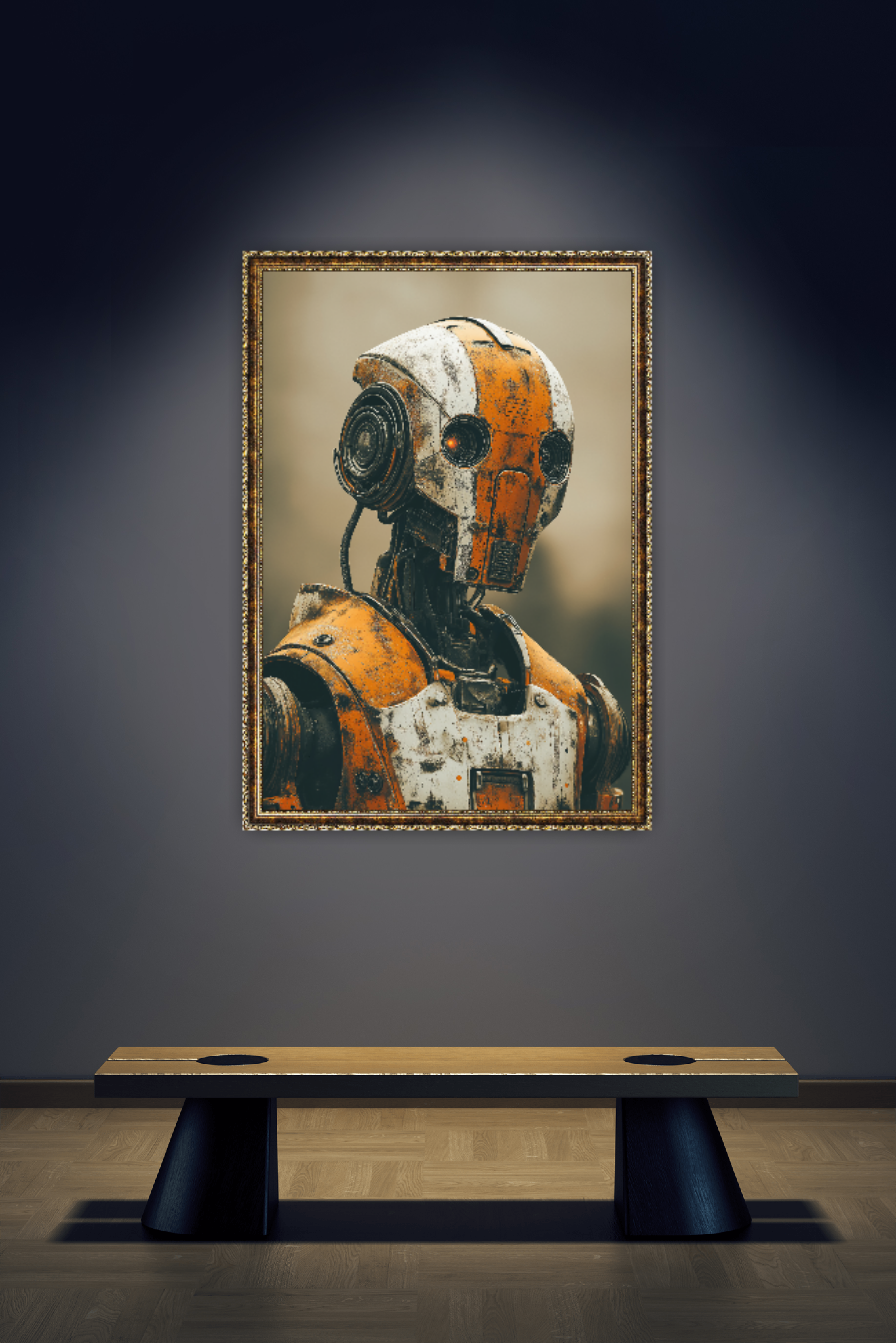 Forgotten Droid | Post-Apocalyptic Fine Art Poster Print